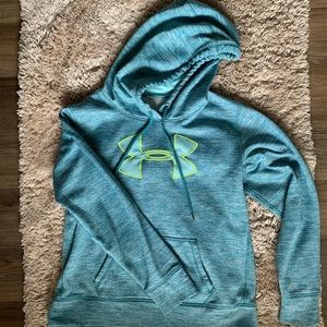 LIGHT BLUE UNDER ARMOUR HOODIE